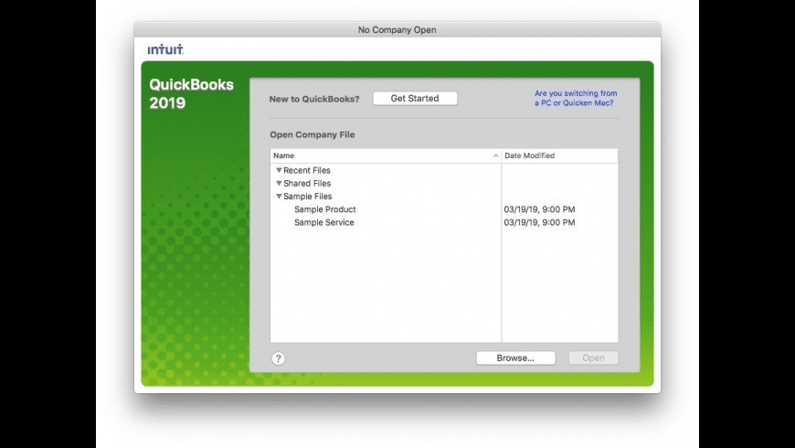 quickbooks setup for quickbooks on a mac